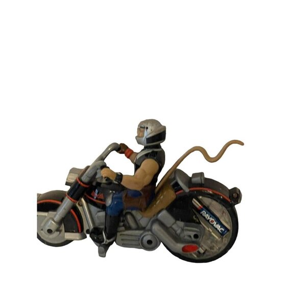VINTAGE GALOOB THROTTLE BIKER And Bike MICE FROM MARS - Picture 2 of 16